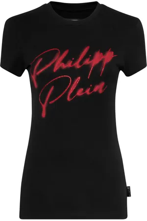 Philipp Plein Crystal-embellished cotton T-shirt