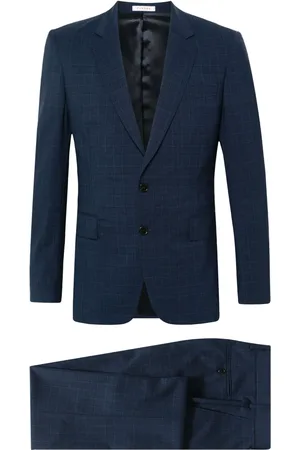 Fursac Prince-of-Wales-check wool suit