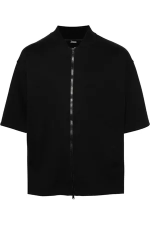 HERNO Short-sleeves zipped sweatshirt