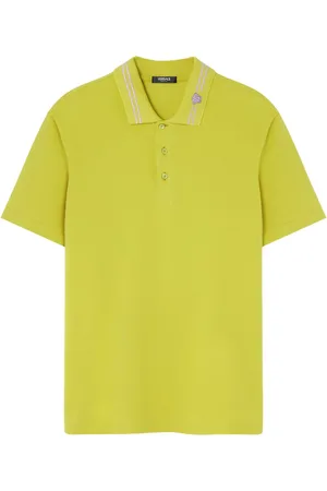 VERSACE Medusa-embroidered polo shirt