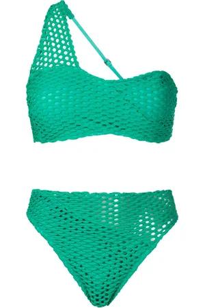 AMIR SLAMA One-shoulder high-waist bikini