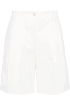 Totême Twill pleated shorts
