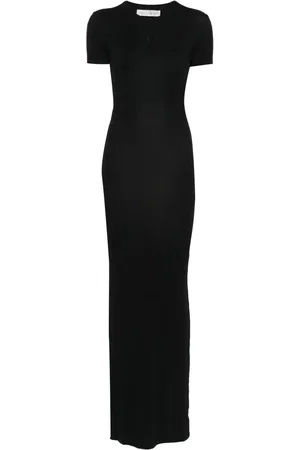 Ludovic De Saint Sernin Logo-embroidered maxi dress