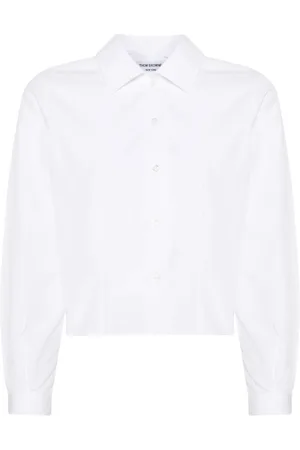 Thom Browne Cropped cotton shirt