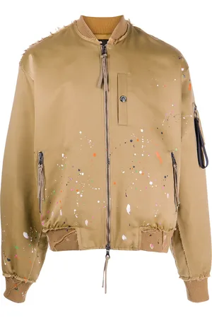 MOSTLY HEARD RARELY SEEN MA-1 paint-splattered bomber jacket