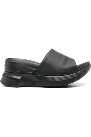 Givenchy Logo-debossed leather slides