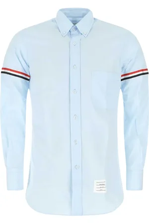 Thom Browne RWB-stripe long-sleeve shirt