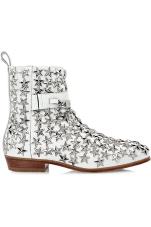 Philipp Plein Stars leather boots