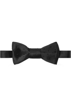 VERSACE Crystal-embellished bow tie