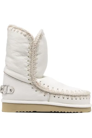 Mou Embellished logo snow boots