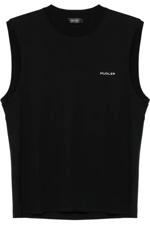 MUGLER Logo-lettering vest