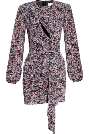 Isabel Marant Vinia gathered printed-jersey dress