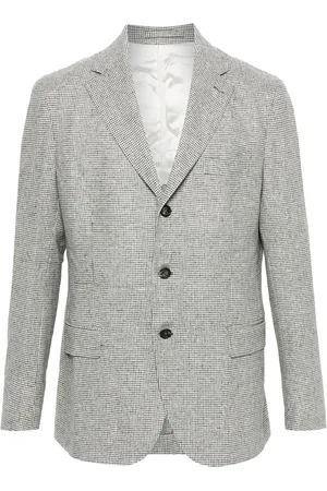 ELEVENTY Houndstooth-pattern blazer