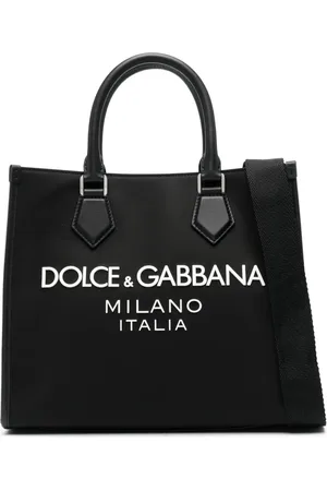 Dolce & Gabbana Logo-embossed canvas tote bag