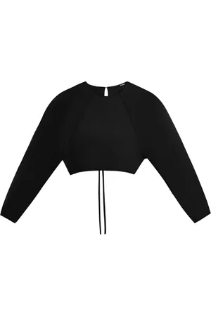 Axel Arigato Demi satin crop top