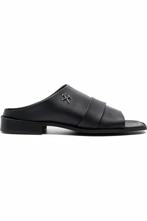 Kennel & Schmenger Logo-plaque faux-leather sandals