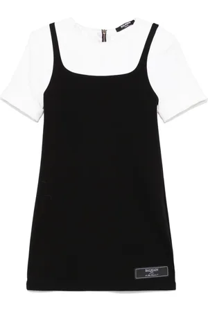 Balmain Layered-effect dress