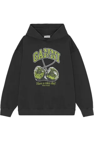 Ganni Printed hoodie