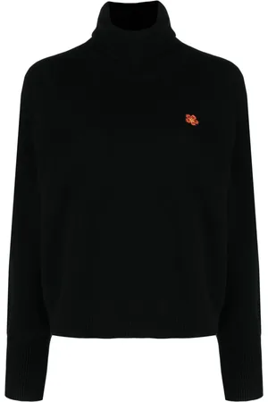 Kenzo Boke Flower-patch wool jumper