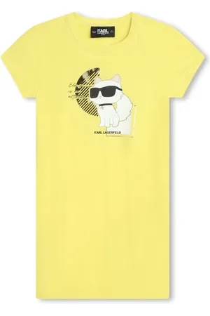 Karl Lagerfeld Choupette-print jersey minidress