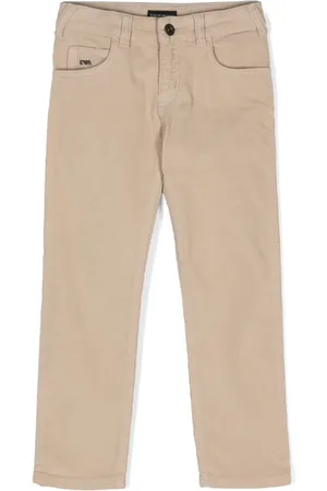 Emporio Armani Straight-leg corduroy trousers