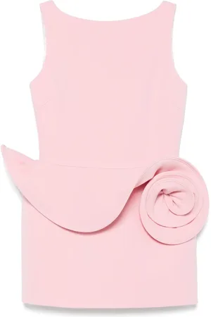 MAGDA BUTRYM Floral-appliqu?? sheath mini dress