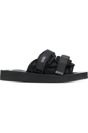 SUICOKE Moto-VHL shearling trim sandals
