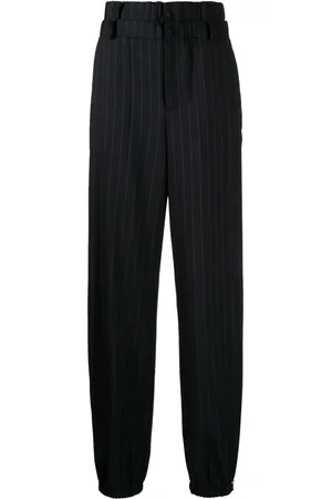 MONSE High-waisted pinstripe tailored trousers