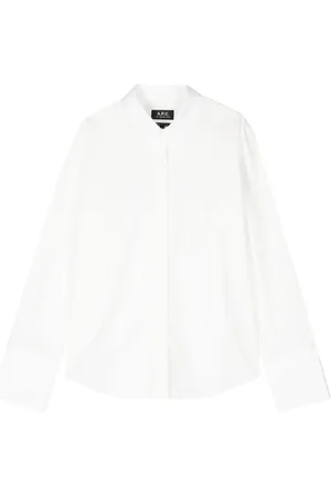 A.P.C. Long-sleeved cotton shirt