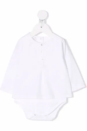 KNOT Button-placket detail bodysuit