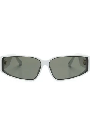 Linda Farrow Alexis biker-frame sunglasses