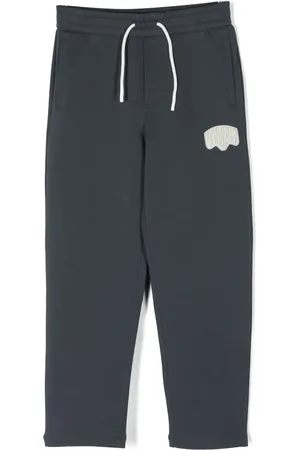 Emporio Armani Logo-patch drawstring trousers