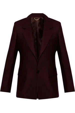 Victoria Beckham Single-breasted wool blend blazer