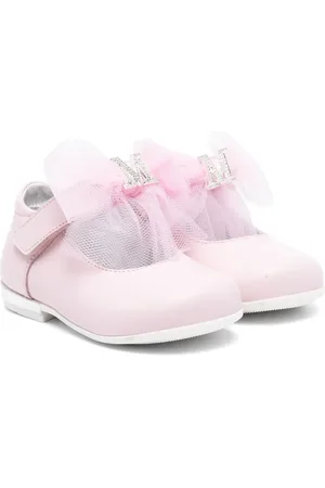MONNALISA Bow-detailing ballet flats