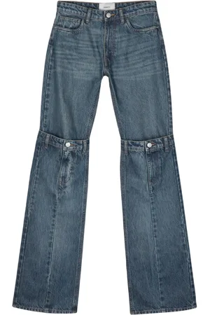 COPERNI Layered-design cotton jeans
