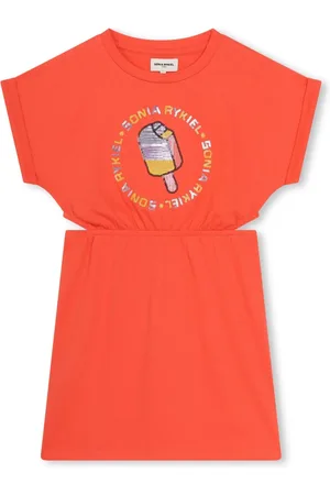 Sonia Rykiel Enfant Sequin-embellished jersey dress