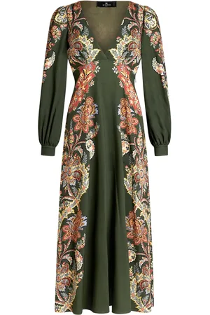 Etro Floral print twill dress