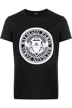 Balmain Flocked coin T-shirt