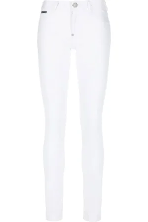 Philipp Plein High-rise skinny-cut jeans