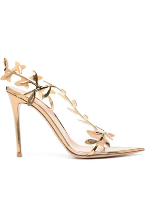 Gianvito Rossi Flavia 105mm leather sandals