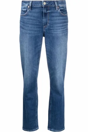 Paige Cropped straight-leg jeans