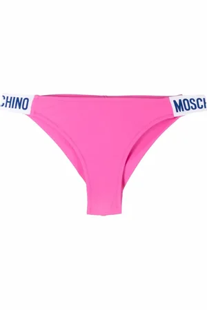Moschino Logo-waistband bikini bottom