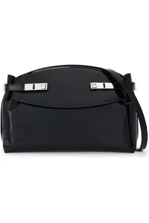 Salvatore Ferragamo Large Pouch leather clutch bag