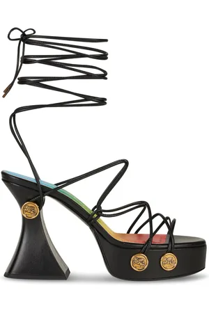 Etro Tie-fastening platform sandals