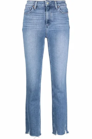 Paige Mid-rise straight-leg jeans
