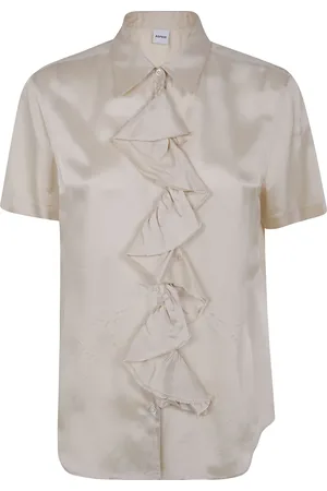Aspesi Ruffle short-sleeve blouse