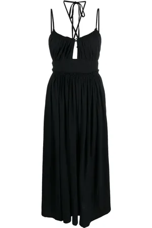 ULLA JOHNSON Freya halterneck midi dress