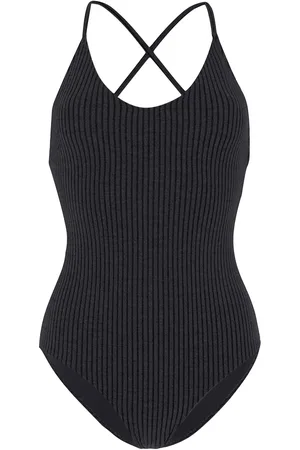 Duskii Margot striped swimsuit