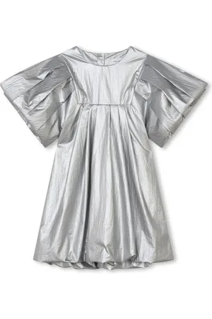 Marc Jacobs Metallic-finish short-sleeves dress