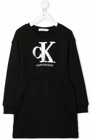 Calvin Klein Logo-print cotton sweat dress